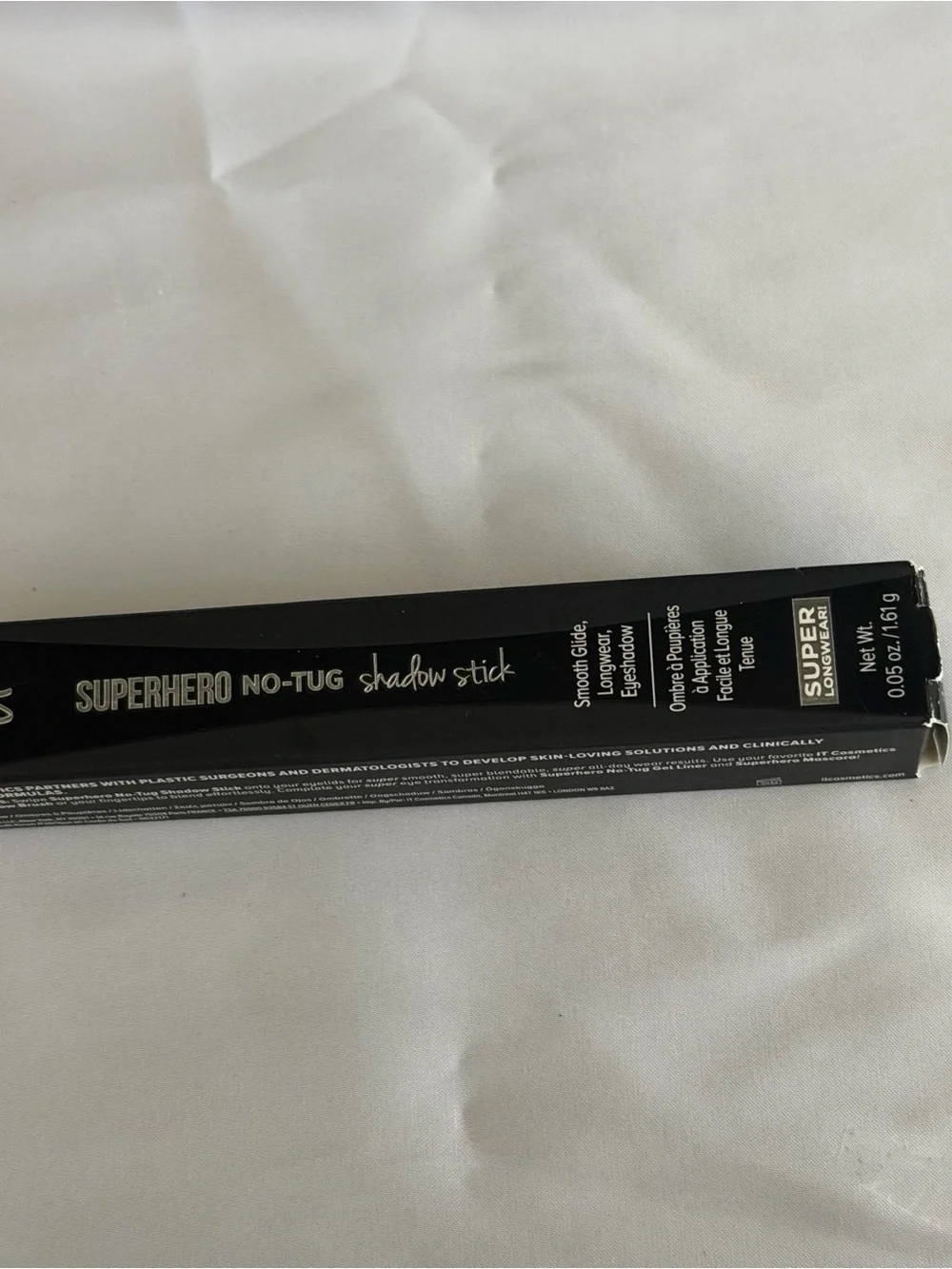 IT Cosmetics Superhero No-Tug Shadow Stick – Fearless Umber (NIB)